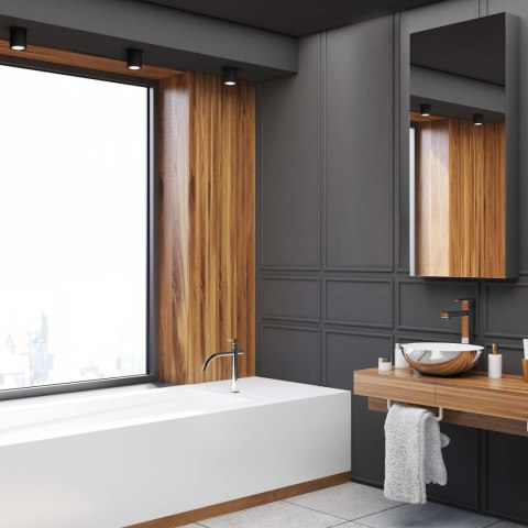 Oprawa natynkowa Faro czarna IP65 1xGU10 Light Prestige