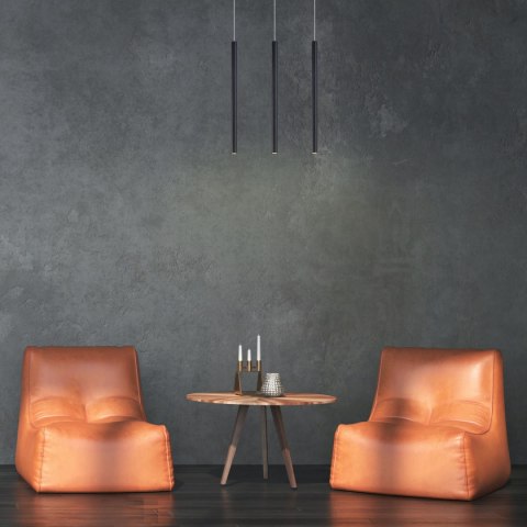 Lampa wisząca Lungo 3 linia czarna 3xG9 Light Prestige