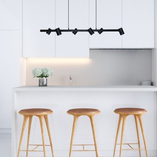 Lampa wisząca Snow 6 czarna 6xGU10 Light Prestige