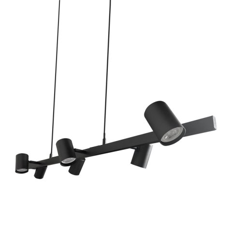 Lampa wisząca Snow 6 czarna 6xGU10 Light Prestige