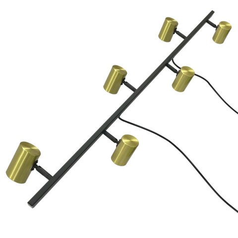 Lampa wisząca Snow 6 złoto - czarna 6xGU10 Light Prestige