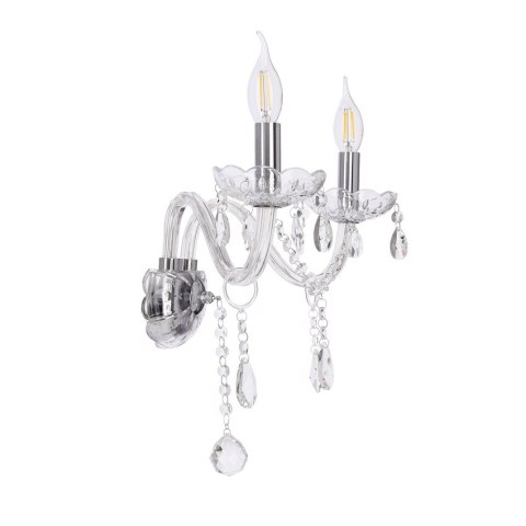 Cristallo kinkiet 2x40W E14 transparentny 22-30276