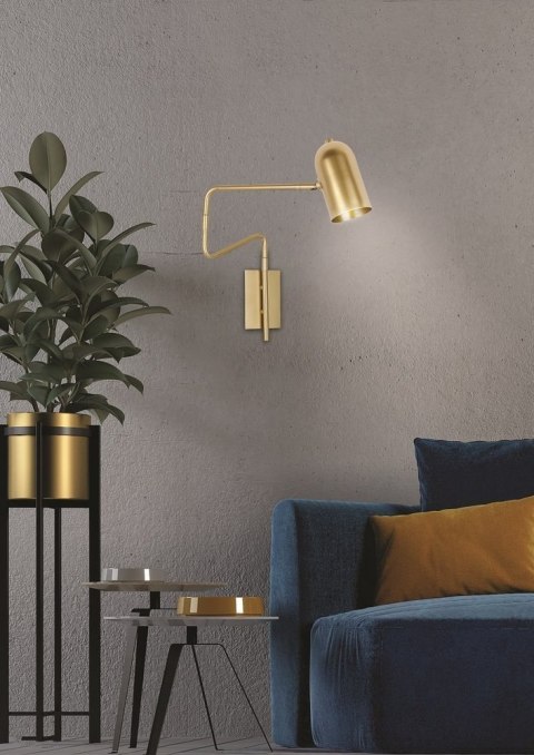 Kinkiet złoty lampa ścienna regulowana Hosti 21-75468 na stanie