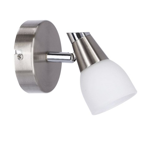 Lampa ścienna kinkiet 1X40W G9 Mat/Chrom biały SELIA 91-69979