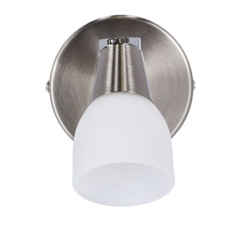 Lampa ścienna kinkiet 1X40W G9 Mat/Chrom biały SELIA 91-69979