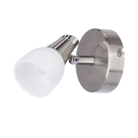 Lampa ścienna kinkiet 1X40W G9 Mat/Chrom biały SELIA 91-69979