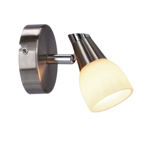 Lampa ścienna kinkiet 1X40W G9 Mat/Chrom biały SELIA 91-69979