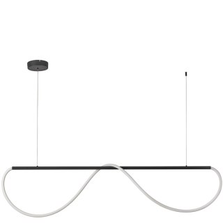 Light Prestige Lampa wisząca Meleca M czarna LED CCT