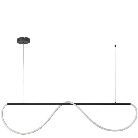Light Prestige Lampa wisząca Meleca M czarna LED CCT