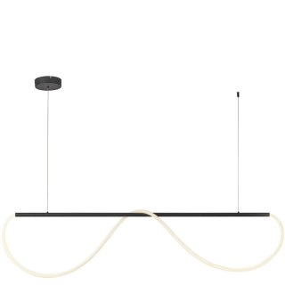 Light Prestige Lampa wisząca Meleca M czarna LED CCT