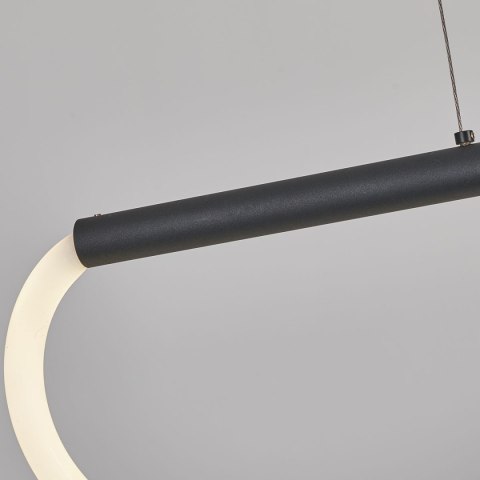 Light Prestige Lampa wisząca Meleca M czarna LED CCT