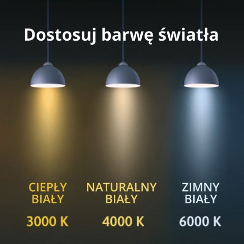 Light Prestige Lampa wisząca Meleca M czarna LED CCT