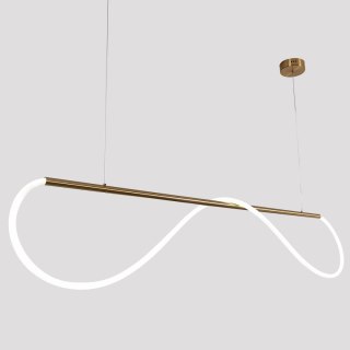 Light Prestige Lampa wisząca Meleca M złota LED CCT