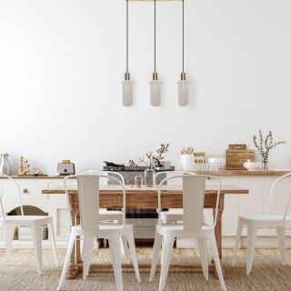 Lampa wisząca Tirana 3 biała 3xE27 Light Prestige