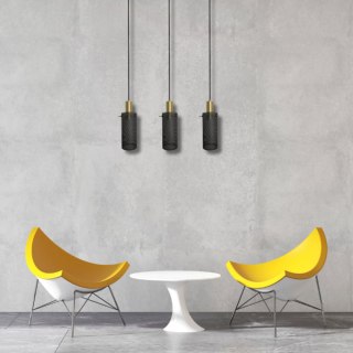 Light Prestige Lampa wisząca Tirana 3 czarna 3xE27