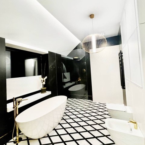 Lampa wisząca Treviso złota LED CCT Light Prestige