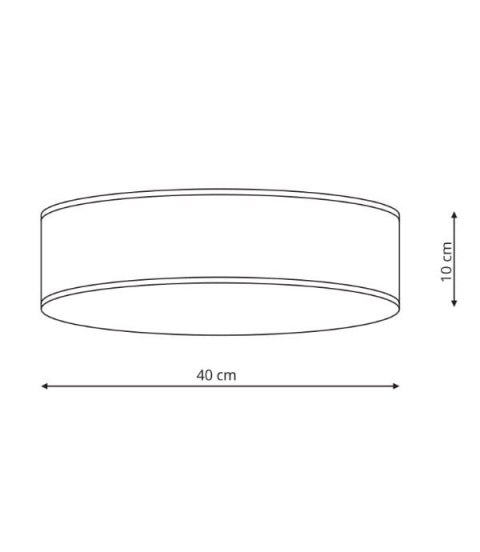 Plafon Alto czarny 3xE14 Light Prestige