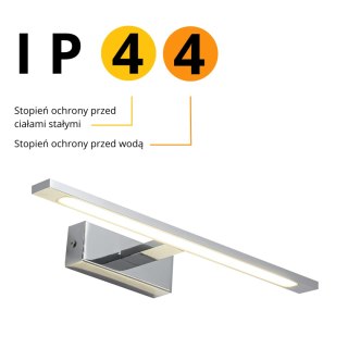 Light Prestige Kinkiet Isla chrom 41cm IP44 LED CCT