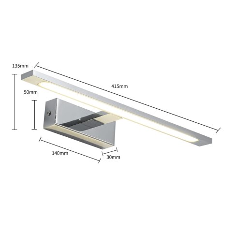 Kinkiet Isla chrom 41cm IP44 LED CCT Light Prestige