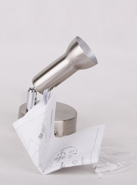 Lampa ścienna kinkiet 1X40W E14 Satyna Nikiel ARC 91-63281