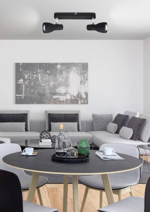 PLAFON LAMPA SUFITOWA LISTWA REFLEKTOR SPOT Picardo CZARNA CANDELLUX