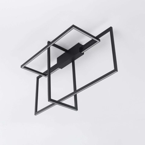 Lampa sufitowa Frame 3D 3000K 1xLED czarna LP-980/3D3 BK
