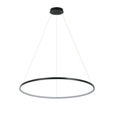Lampa wisząca Ring 80 cm czarna LED CCT Light Prestige