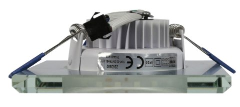 Oprawa stropowa chrom/niebieska kwadrat LED SSP-22 2263892