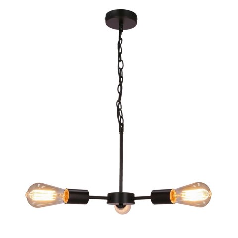 Sparta lampa wisząca czarny 3X60W E27 33-09371