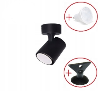 Spot Snow 1 czarny 1xGU10 Light Prestige