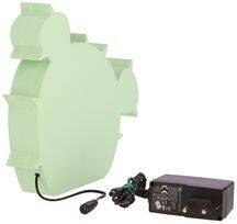 CACTUS Mały lampka stołowa LED IQ KIDS zielony