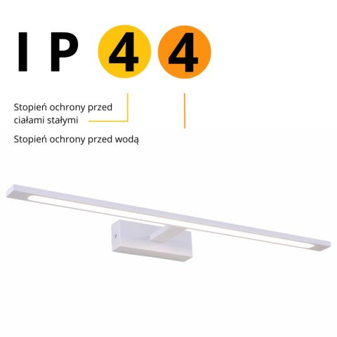 Kinkiet Isla biały 62cm IP44 LED CCT Light Prestige