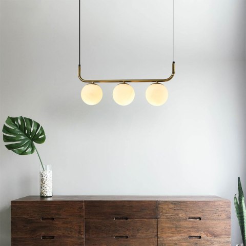 Lampa wisząca Alisa złota 3xE14 Light Prestige