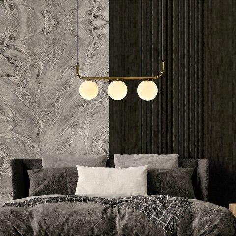 Lampa wisząca Alisa złota 3xE14 Light Prestige