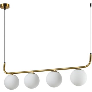 Light Prestige Lampa wisząca Alisa złota 4xE14