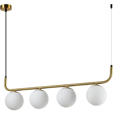 Light Prestige Lampa wisząca Alisa złota 4xE14