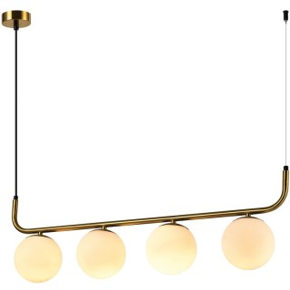 Light Prestige Lampa wisząca Alisa złota 4xE14
