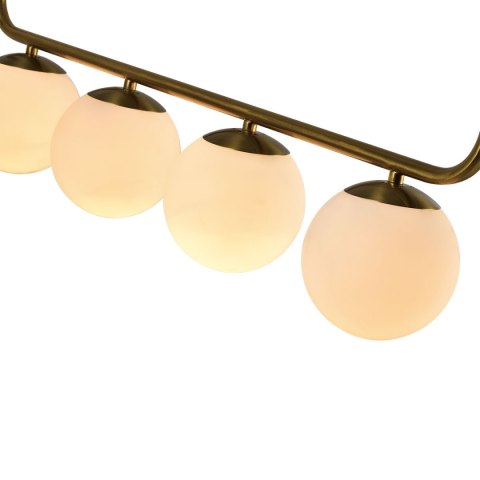 Light Prestige Lampa wisząca Alisa złota 4xE14