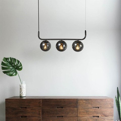 Lampa wisząca Alisa grafitowa 3xE14 Light Prestige