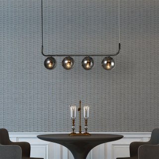 Light Prestige Lampa wisząca Alisa grafitowa 3xE14