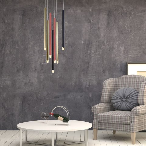 Lampa wisząca Lungo 7 kolor mix 7xG9 Light Prestige