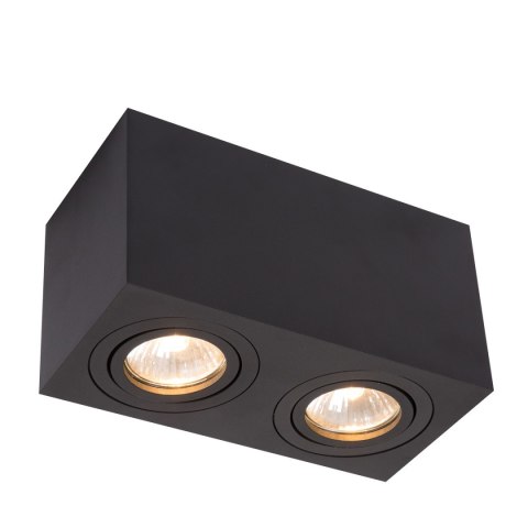 Oprawa natynkowa Lyon czarna 2xGU10 Light Prestige