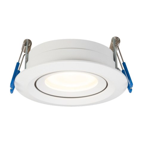 Ruchome oczko podtynkowe Lagos białe IP65 1xGU10 Light Prestige