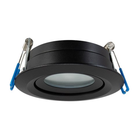 Ruchome oczko podtynkowe Lagos czarne IP65 1xGU10 Light Prestige