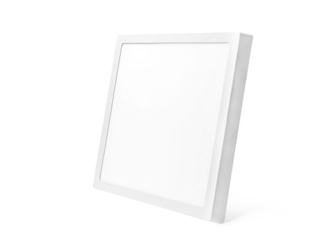 Panel LED NATYNKOWY PLAFON SUFITOWY KWADRAT LAMPA 24W biała zimna