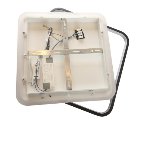 Light Prestige Plafon Parma 2 kwadratowy czarny 2xGU10 LED CCT