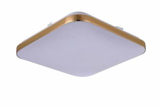 Plafon kwadratowy Babilon 33 cm złoty LED 4000K Light Prestige