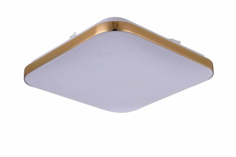 Plafon kwadratowy Babilon 38 cm złoty LED 4000K Light Prestige