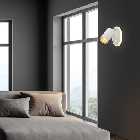 Spot Parma 1 biały 1xGU10 LED CCT Light Prestige