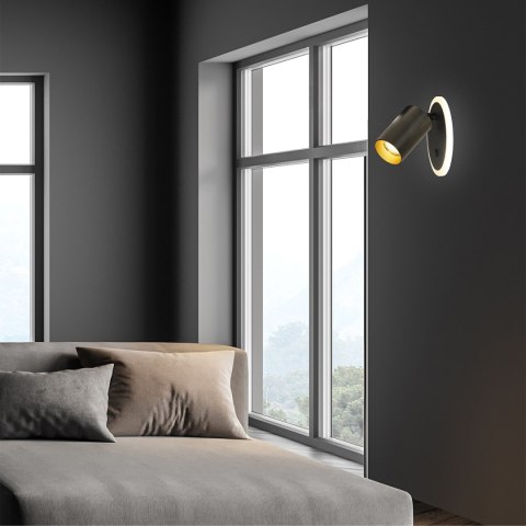 Spot Parma 1 czarny 1xGU10 LED CCT Light Prestige